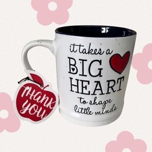 It takes a big ❤️ to teach little minds coffee mug.